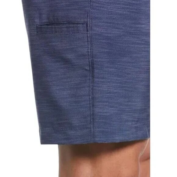Callaway Performance Golf Shorts 40 Dri Fit Stretch Blue Marled Ball Pocket NWT - Picture 3 of 10